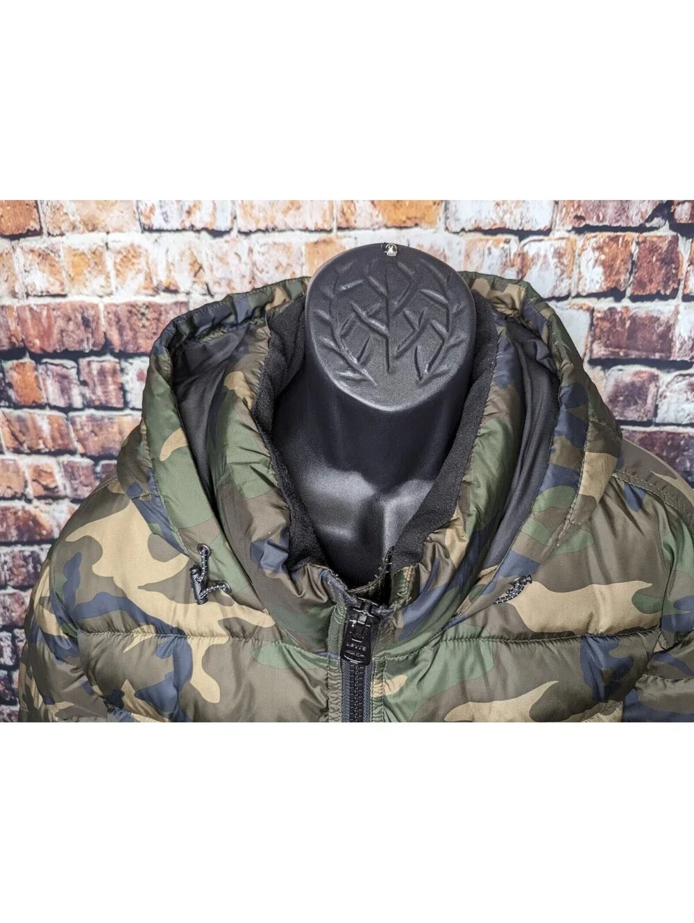 Levi's Arctic Quilted Camo Hooded Winter Puffer Jacket Parka Mid Ski Men XXL 2XL